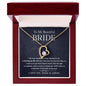 Bride-Forever Together Forever Love Necklace