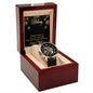 For Him - Happy Holidays Openwork Watch