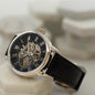 Dad-Held My Hand Men's Openwork Watch