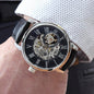 Dad-Held My Hand Men's Openwork Watch