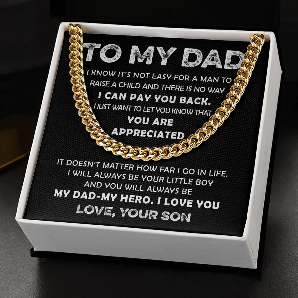 Dad-Appreciated Cuban Link Chain