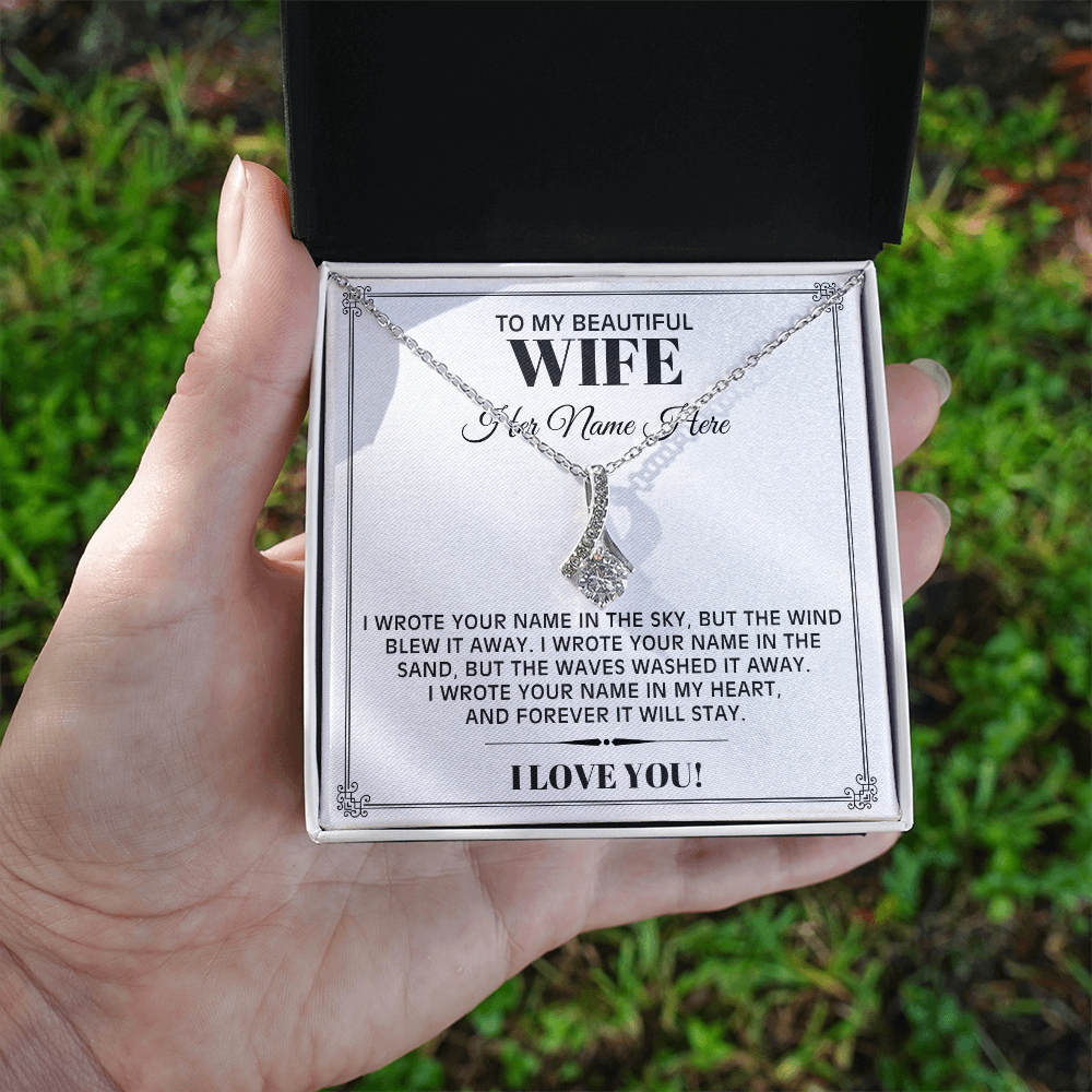 I Wrote Your Name - Alluring Beauty Necklace