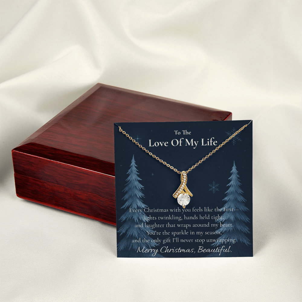 For Wife - The Sparkle In My Season Alluring Beauty Necklace
