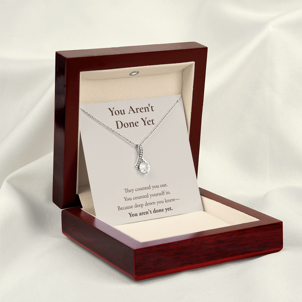 You Aren't Done Yet Alluring Beauty Necklace