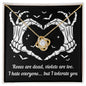 Wife - I Tolerate You Love Knot Necklace