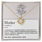 Mom - Superhero Love Knot Necklace