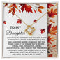 Daughter - Were A Baby Love Knot Necklace