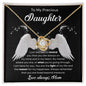 Daughter - In My Heart Love Knot Necklace