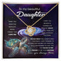 Daughter-Turtle Galaxy Love Knot Necklace