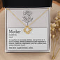 Mom - Superhero Love Knot Necklace