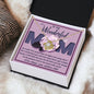 Mom - The Greatest Mom Love Knot Necklace
