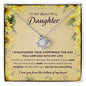 Daughter-Sweet Sound Love Knot Necklace