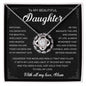 Daughter - My Greatest Joys Love Knot Necklace