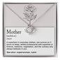 Mom - Superhero Love Knot Necklace