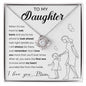 Daughter - Be There Love Knot Necklace