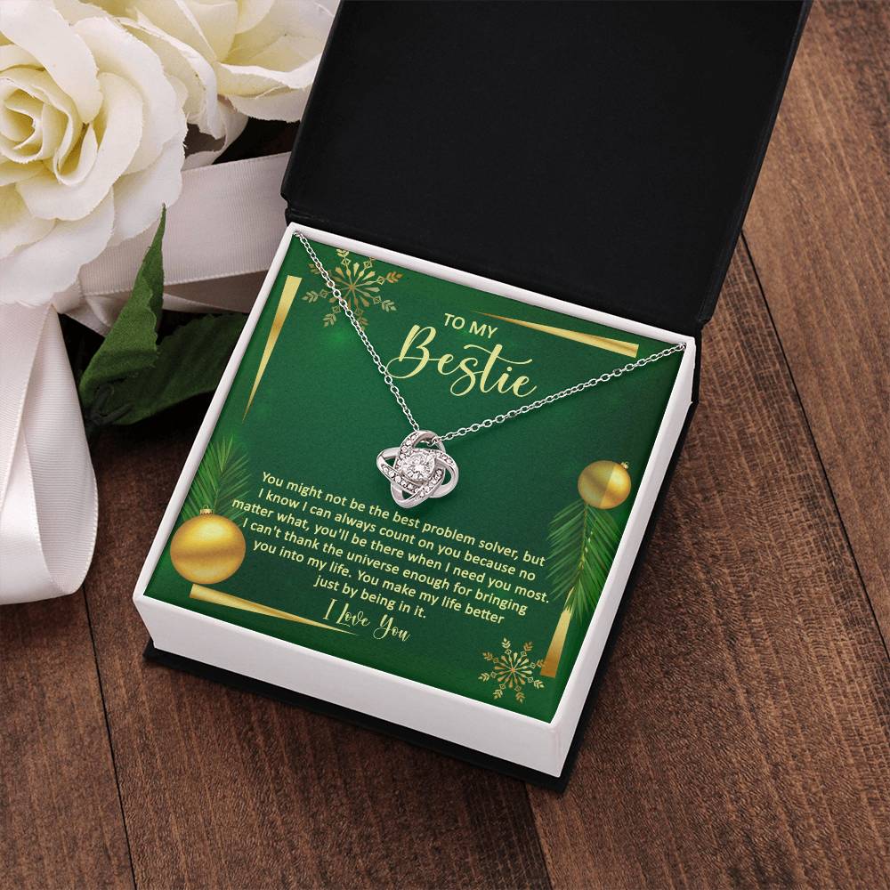Best Friend - Problem Solver Love Knot Necklace