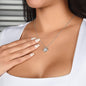Daughter-Beautiful Stars Love Knot Necklace