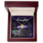 Daughter-Turtle Galaxy Love Knot Necklace