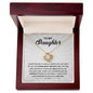 Daughter - Spend More Time Love Knot Necklace