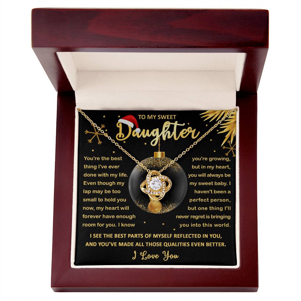 Daughter - Room For You Love Knot Necklace