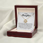 Daughter - Spend More Time Love Knot Necklace