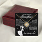 Daughter - Reach For The Stars Love Knot Necklace