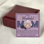 Mom - The Greatest Mom Love Knot Necklace