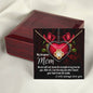 Mom - Heard Your Heart Love Knot Necklace