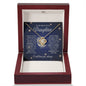 Daughter-Beautiful Stars Love Knot Necklace