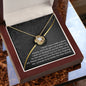 Girlfriend - Turn Your Back Love Knot Necklace