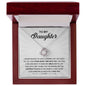 Daughter - Spend More Time Love Knot Necklace