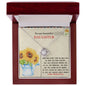 Daughter - The First Time Love Knot Necklace