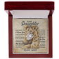 Daughter-Old Lion Love Knot Necklace