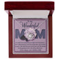 Mom - The Greatest Mom Love Knot Necklace