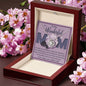 Mom - The Greatest Mom Love Knot Necklace