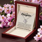 Daughter - I Carry You Love Knot Necklace