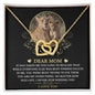 Mom - My Everything Interlocking Hearts Necklace