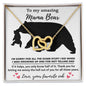 Mom - Not Telling Dad Interlocking Hearts Necklace