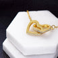 Mom - Not Telling Dad Interlocking Hearts Necklace