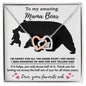 Mom - Not Telling Dad Interlocking Hearts Necklace