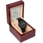 Fiancé-Smoking Hot Black Chronograph Watch
