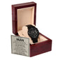 Boyfriend-Last Everything Black Chronograph Watch