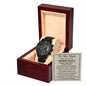 My Man-Promise Watch Black Chronograph Watch