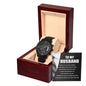 Husband- Blessing Black Chronograph Watch