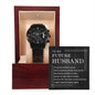 Husband-To My Future Husband Black Chronograph Watch