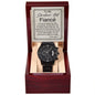Fiancé-Smoking Hot Black Chronograph Watch