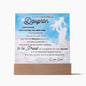 Daughter- Little Girl Acrylic Square Plaque