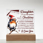 Daughter - Robins Bring Joy Acrylic Square Plaque