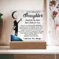Daughter - Kind, Loving Square Acrylic Plaque