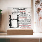 Wife - Breathe For You Acrylic Square Plaque